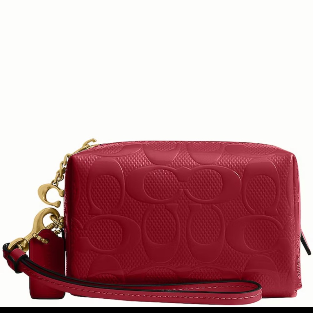 Coach Red Patent Signature
Cosmetic Case
